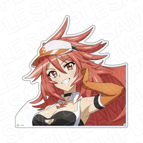 『戦姫絶唱シンフォギアXV』特大ダイカットアクリルボード 天羽 奏 SYMPHOGEAR RACING ver.